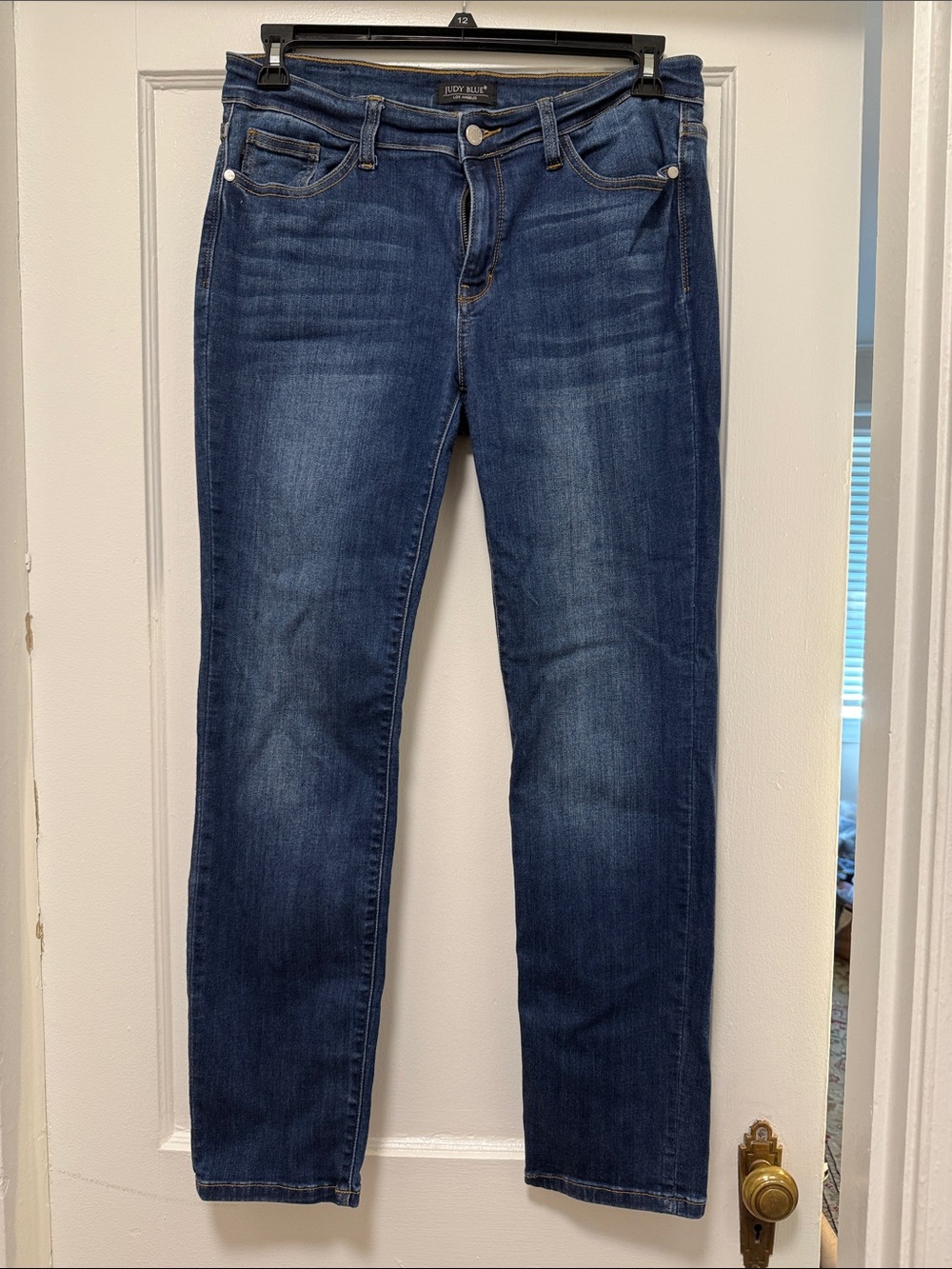 Judy Blue Dark Blue Straight-Leg Jeans